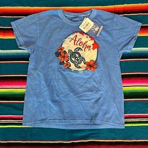 Blue Hawaii Dyed Aloha Island Shirt